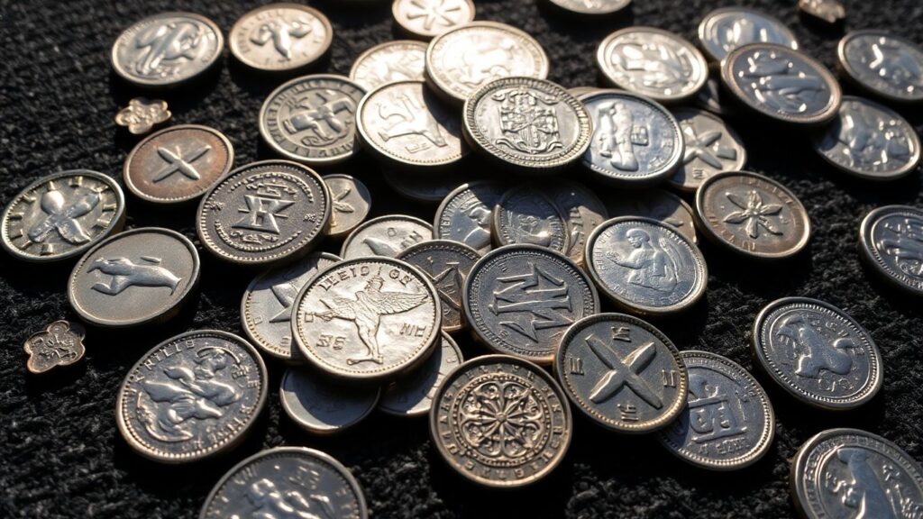 Collection of valuable silver coins